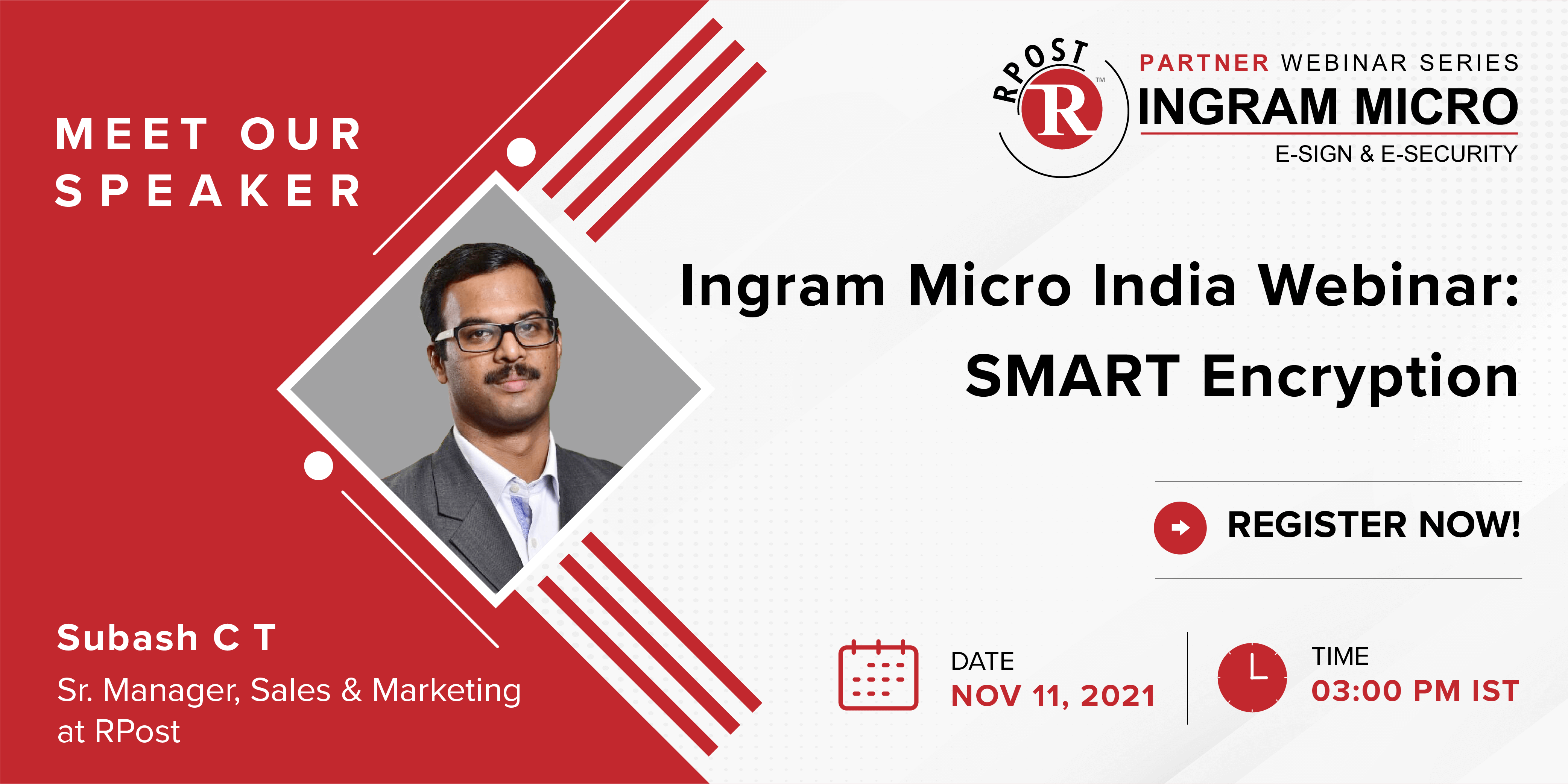 Ingram Micro India Webinar SMART Encryption banner